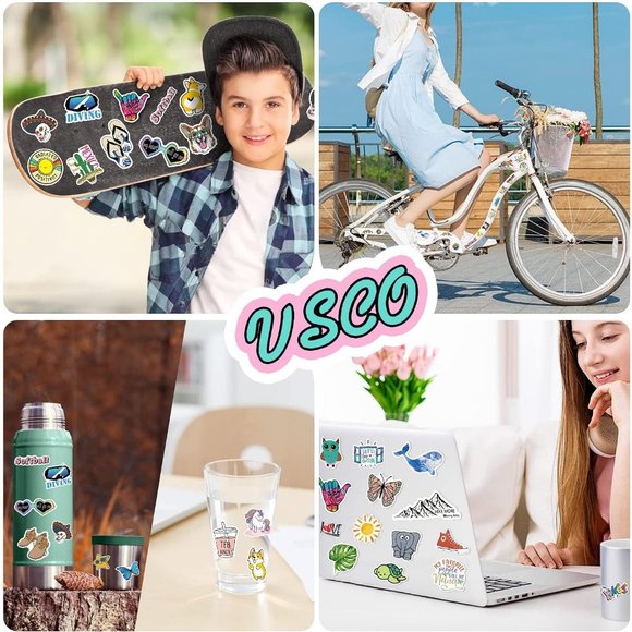 3/$100 NEW! 40 Count VARIETY PACK OF VINYL STICKERS Waterproof Stickers 2-3" DIY - Picture 7 of 12